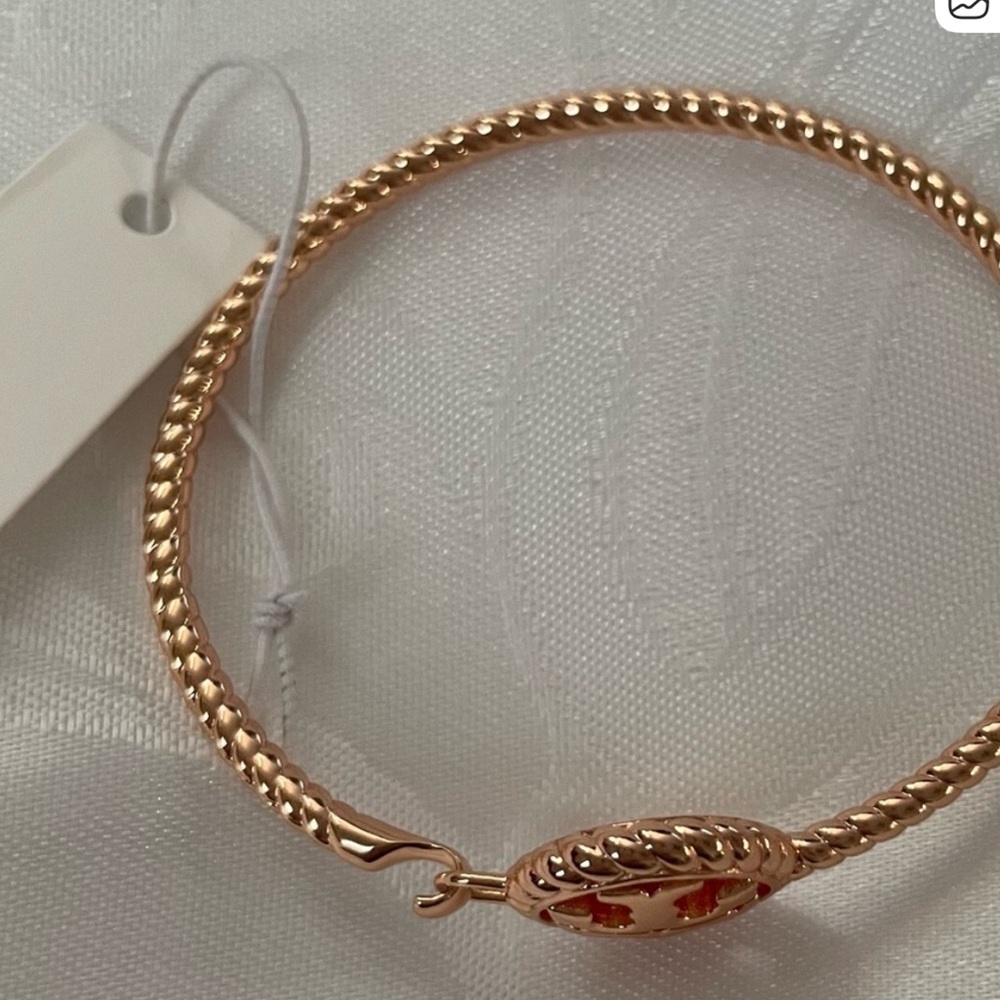 Tory Burch rose gold bracelet bangle NWT - Picture 4 of 9